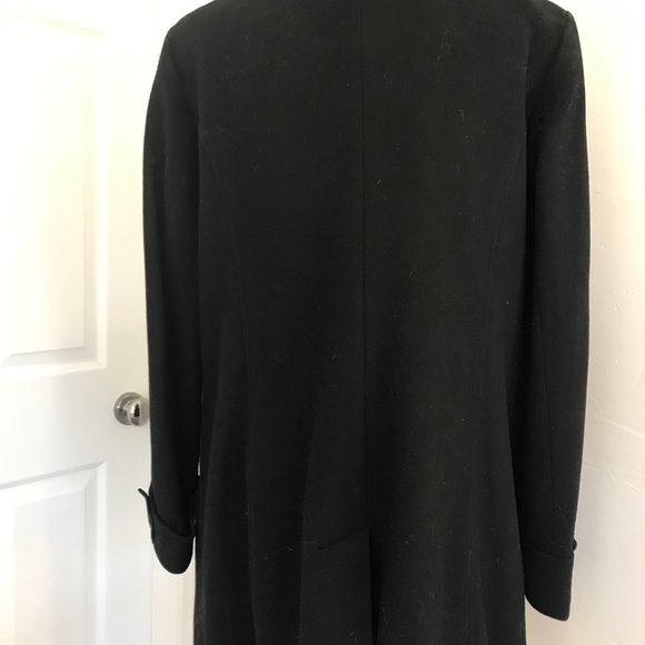 Black Wool Coat - Picture 3 of 13